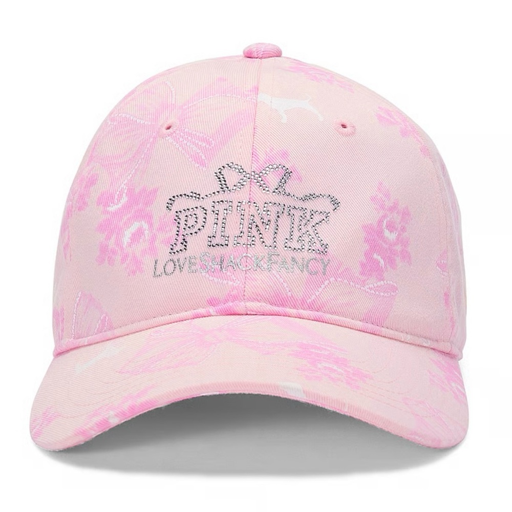 PINK x LoveShackFancy Baseball Hat